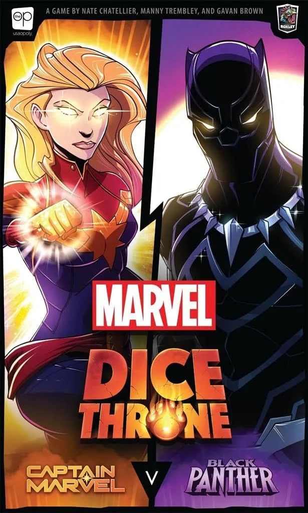 Marvel Dice Throne Captain Marvel & Black Panther
