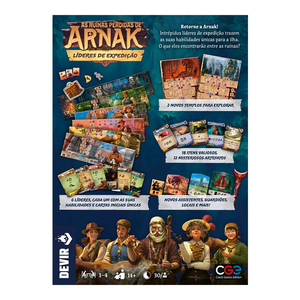 As Ruínas Perdidas de Arnak: Líderes de Expedição