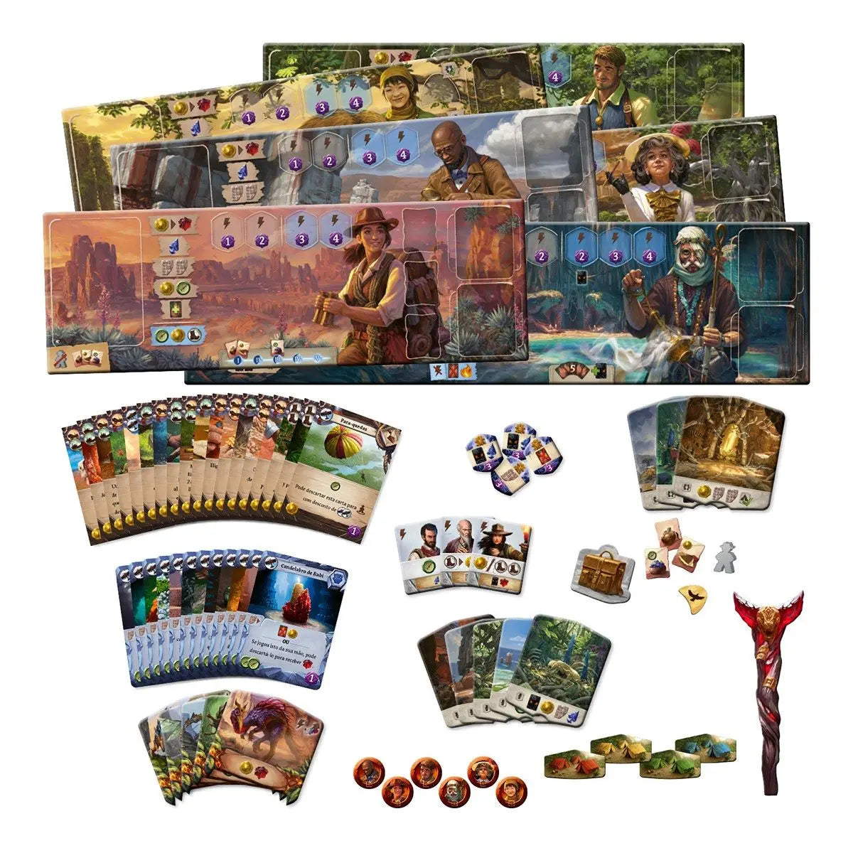 As Ruínas Perdidas de Arnak: Líderes de Expedição