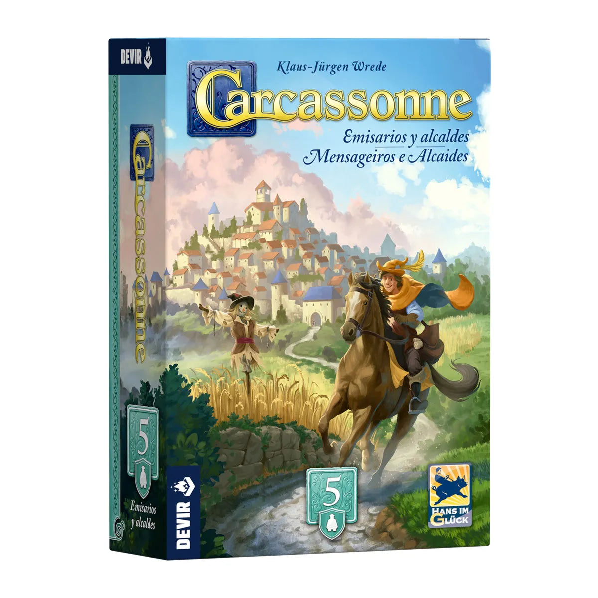 Carcassonne Expansão 5: Mensageiros e Alcaides