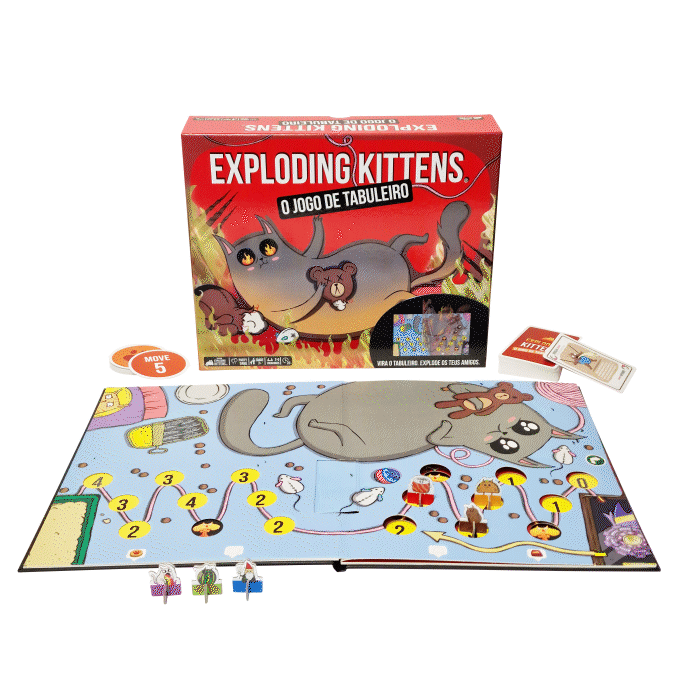Exploding Kittens: O Jogo de Tabuleiro