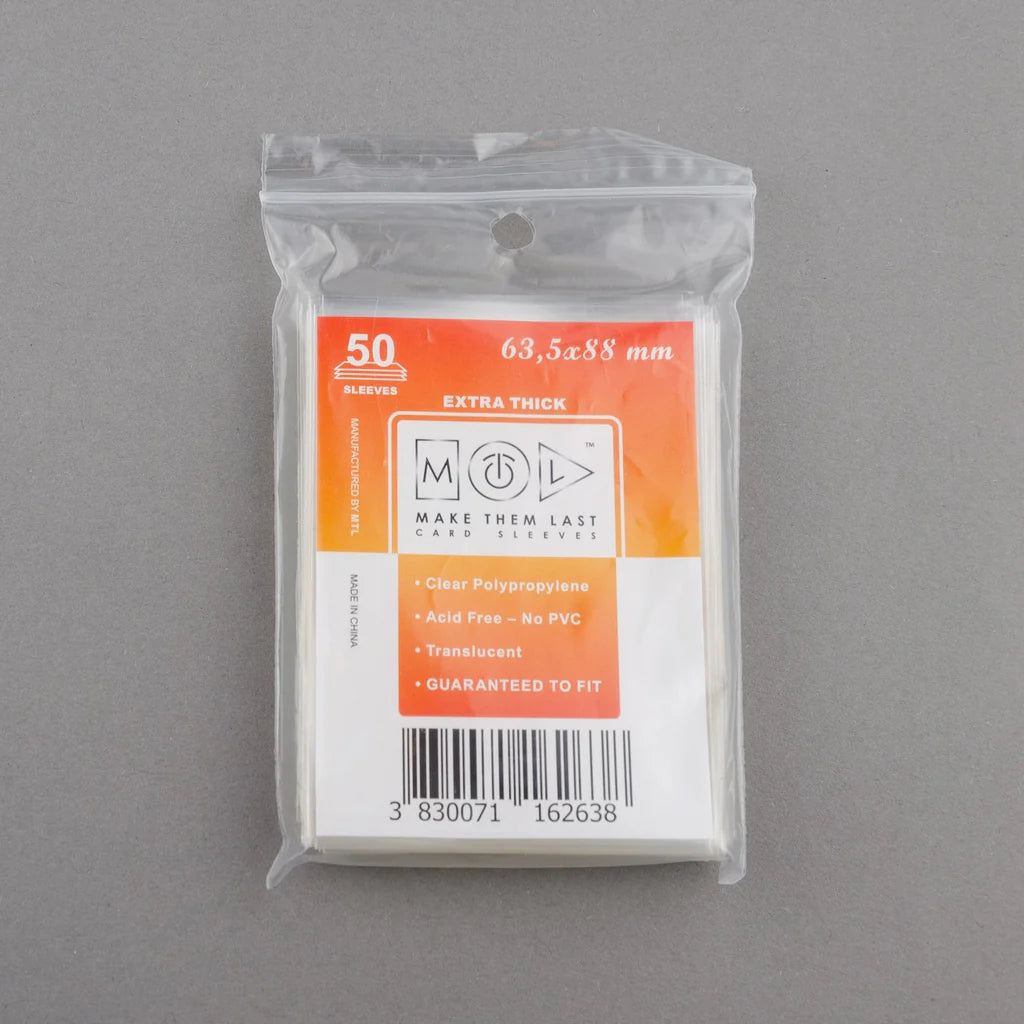 MTL Extra Thick Sleeves 63,5x88mm (50)