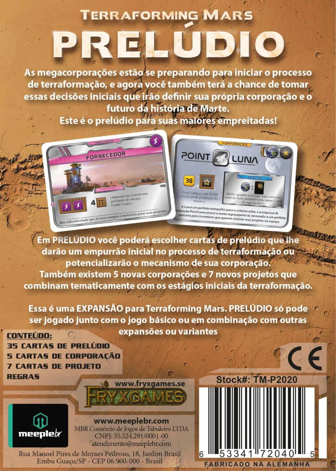 Terraforming Mars Prelúdio