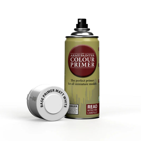 Army Painter: Base Primer - Matt White Spray (400ml)
