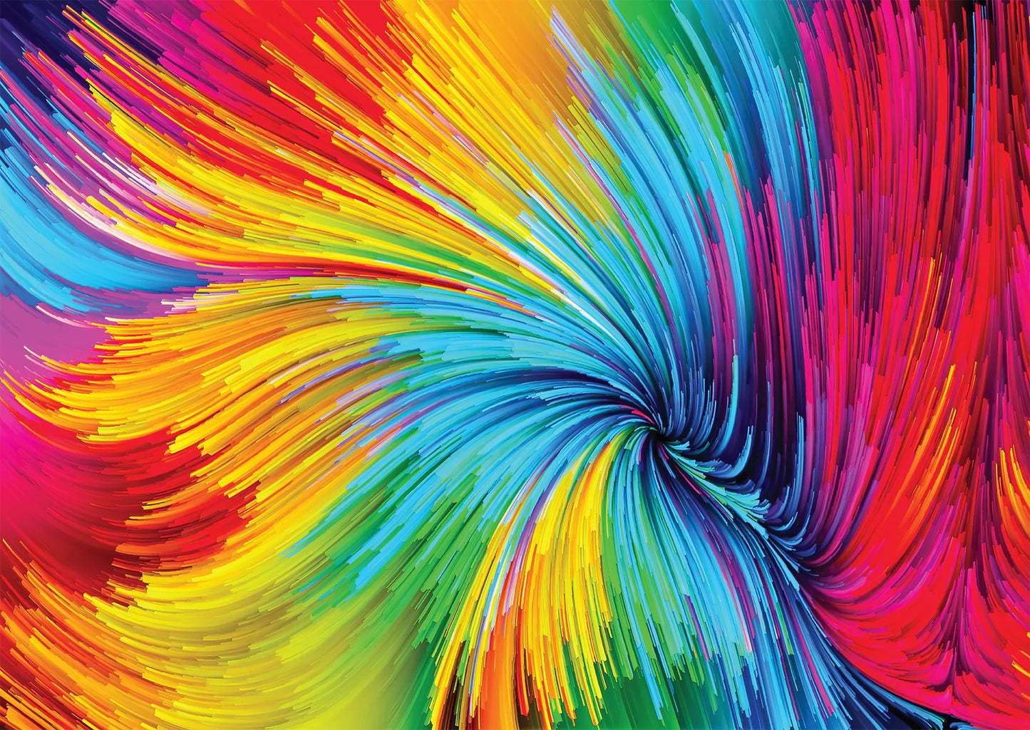 Enjoy Puzzle - Colorful Paint Swirl