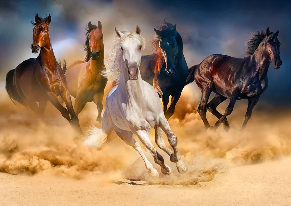 Enjoy Puzzle - Horses Running in the Desert