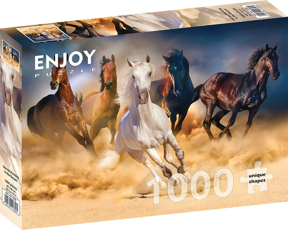 Enjoy Puzzle - Horses Running in the Desert