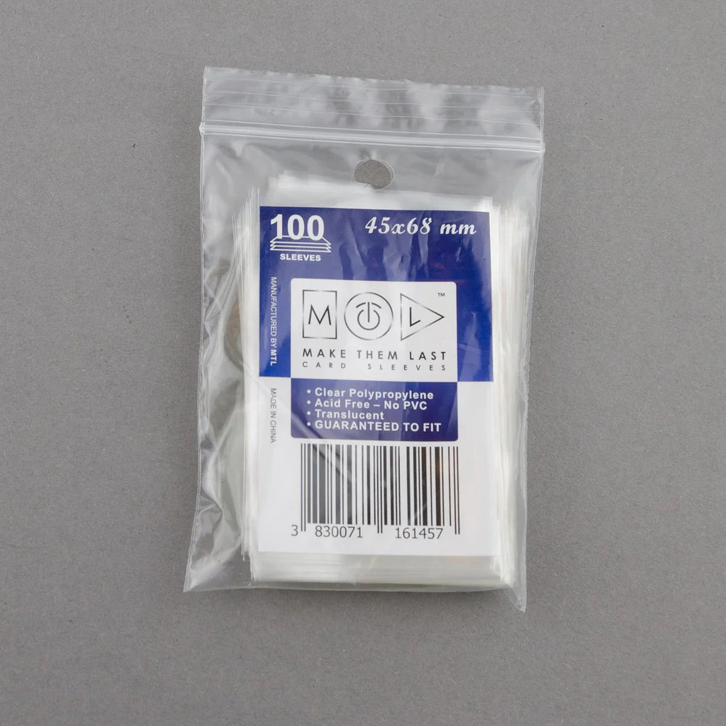 MTL Sleeves 45x68mm (100)