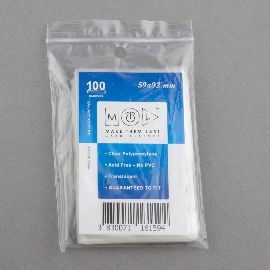 MTL Sleeves 59x92mm (100)