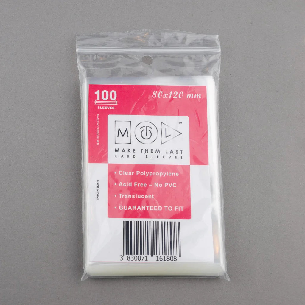 MTL Sleeves 80x120mm (100)