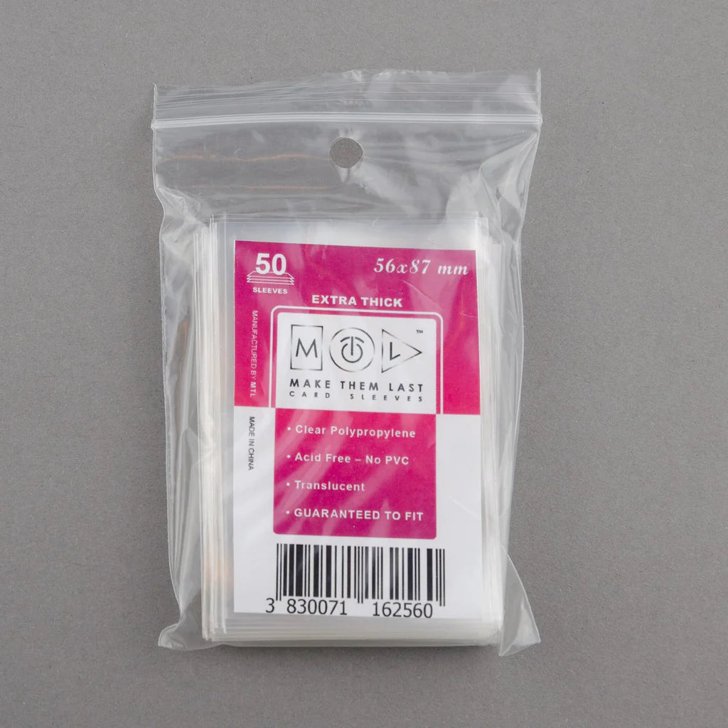 MTL Extra Thick Sleeves 56x87mm (50)