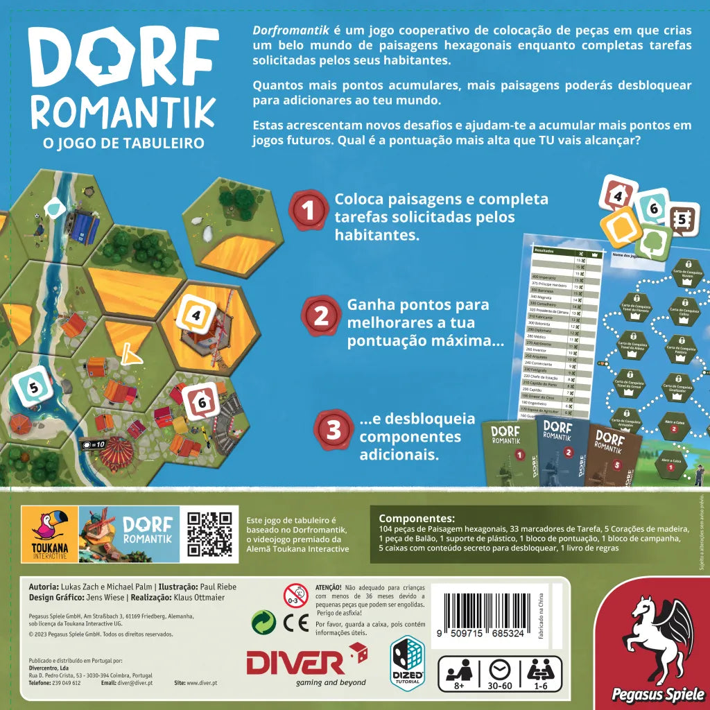 Dorfromantik: O Jogo de Tabuleiro