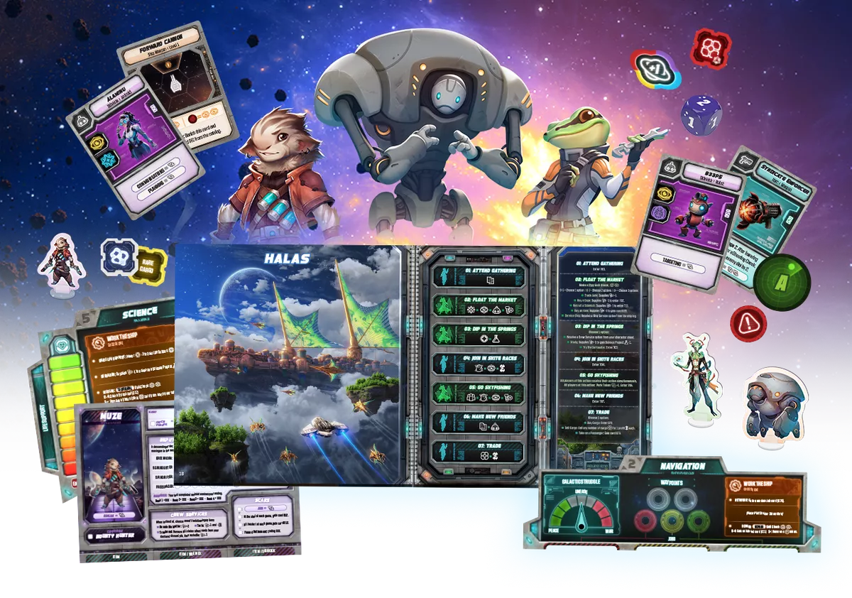 Wandering Galaxy: A Crossroads Game