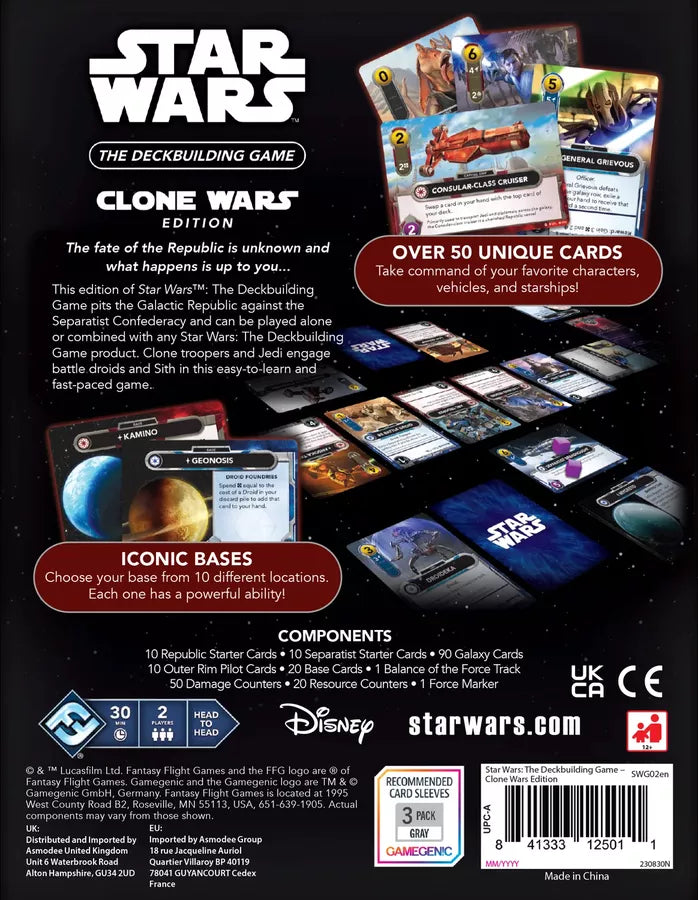 Star Wars: The Deckbuilding Game - Clone Wars Edition