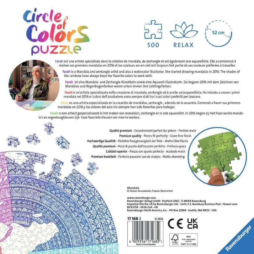 Ravensburger Puzzle - Circle of Colors - Mandala