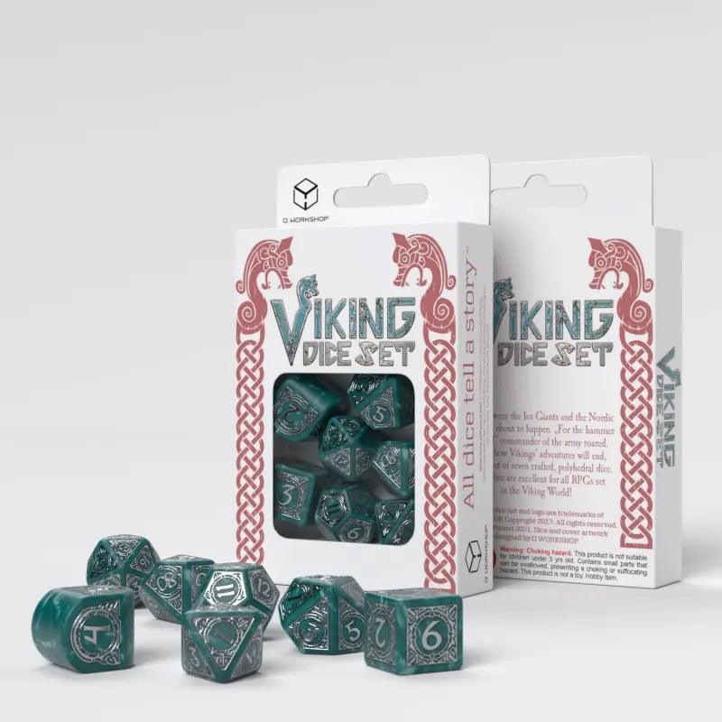 Dice Set Viking Modern: Mjolnir (7)